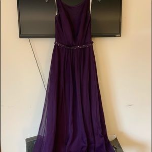Bridesmaid dress, plum, worn once, great condition